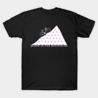 Cyclist Queen of the Mountains Climbing Love T-Shirt